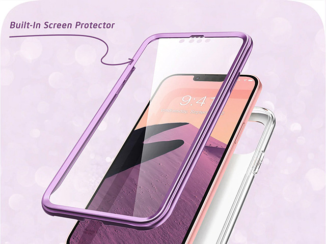 i-Blason Cosmo Slim Designer Case (Purple Marble) for IPhone 13 mini (5.4)