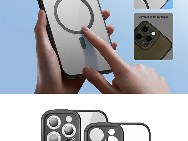Baseus Transparent Magnetic Case For iPhone 14 Pro (6.1)