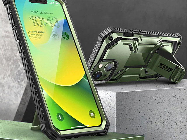 i-Blason Armorbox Case (Dark Green) for iPhone 14 Plus (6.7)