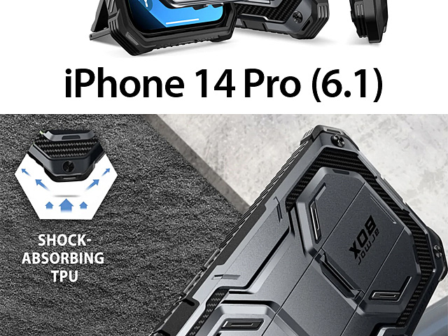 i-Blason Armorbox Case (Black) for iPhone 14 Pro (6.1)
