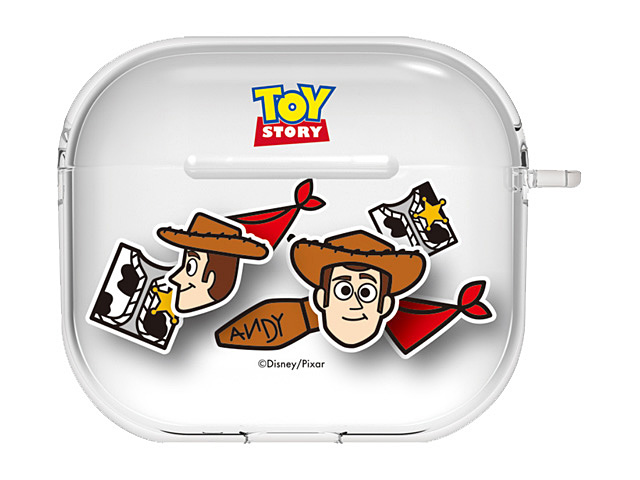 Disney Toy Story Sticker Clear Series AirPods 1/2 Case - Woody