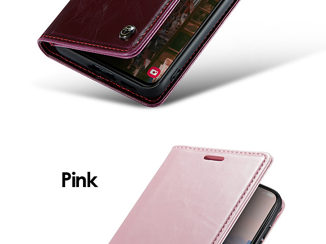 Samsung Galaxy S23 Magnetic Flip Leather Wallet Case