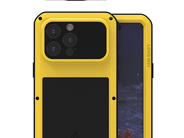 LOVE MEI iPhone 15 Pro (6.1) Powerful Bumper Case
