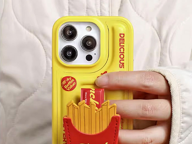 Fries Stand Case for iPhone 15 Series