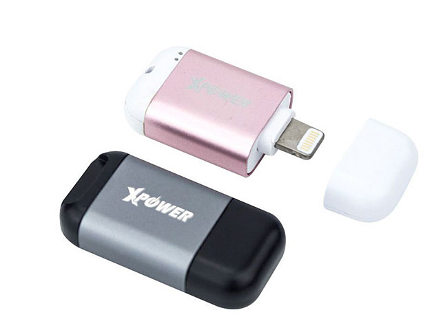 Xpower iReader Aluminium Alloy Lightning Card Reader