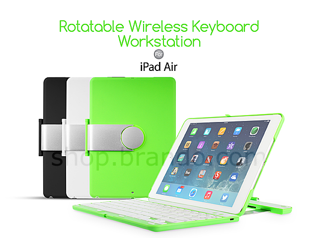iPad Air Rotatable Wireless Keyboard Workstation
