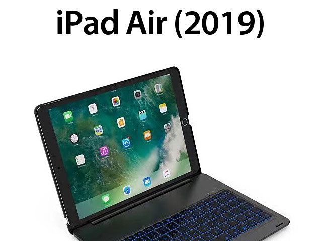 Illuminated Bluetooth Keyboard with Cover for iPad Air (2019)