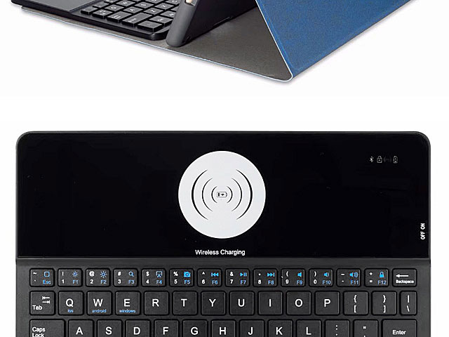iPad Air (2019) Bluetooth Keyboard Case with Wireless Charger