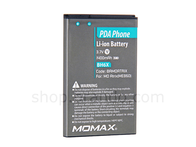 Momax 1400mAh Battery - Motorola Atrix ME860