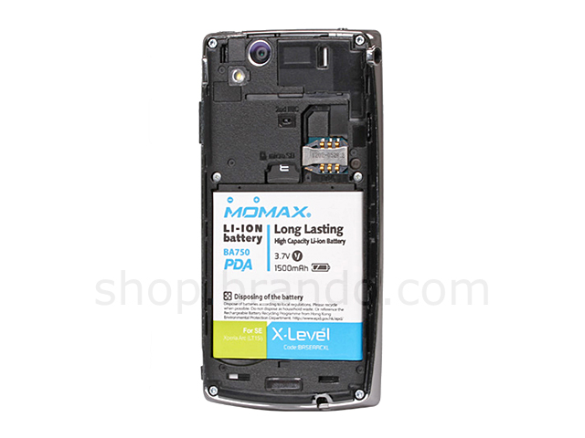 Momax 1500mAh Battery - Sony Ericsson Xperia Arc