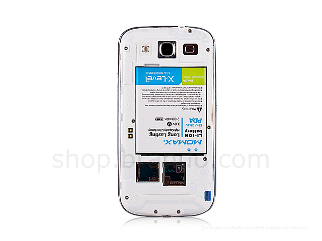 Momax 2100mAh Battery Power - Samsung Galaxy S III i9300