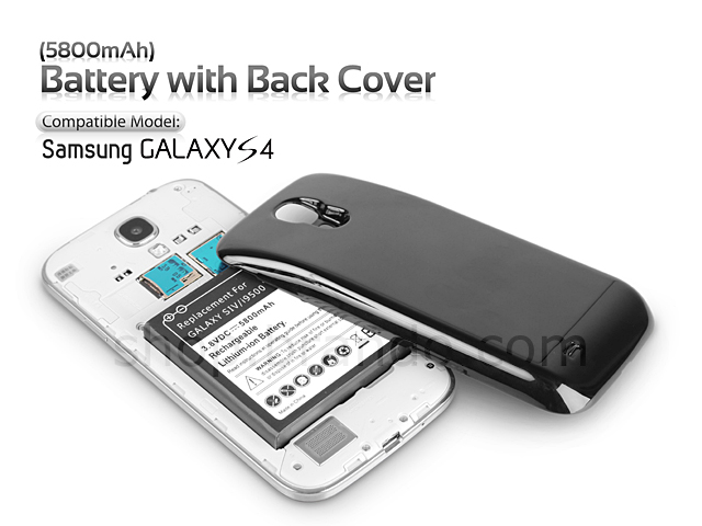 Samsung Galaxy S4 Extended Battery with Back Cover (5200mAh)