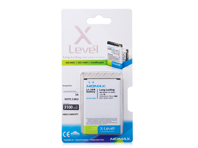 Momax X-Level Battery for Samsung Galaxy Note 3 Neo - 3100mAh