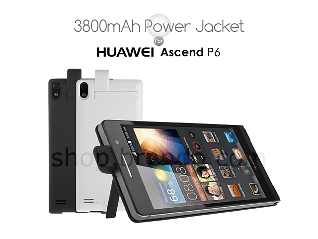 Power Jacket for Huawei Ascend P6 - 3800mAh