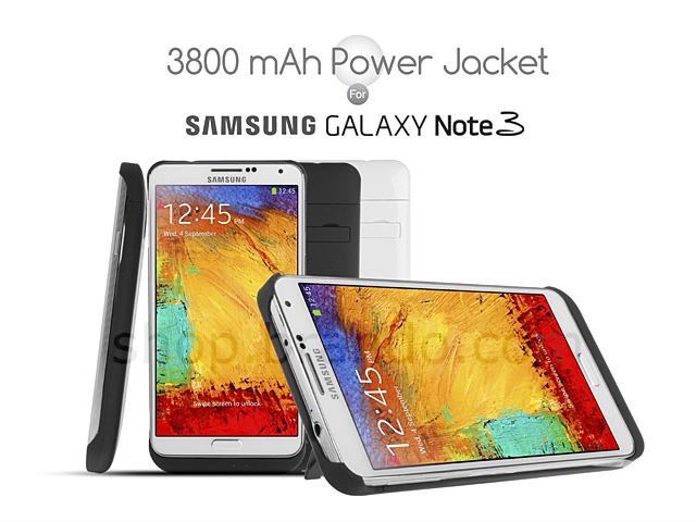 Power Jacket For Samsung Galaxy Note 3 - 3800mAh