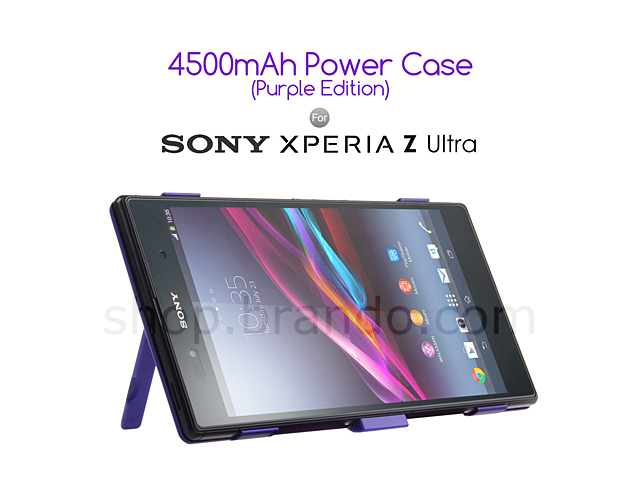 Power Case for Sony Xperia Z Ultra - 4500mAh (Purple Edition)