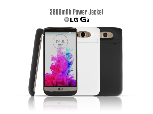 Power Jacket For LG G3 - 3800mAh