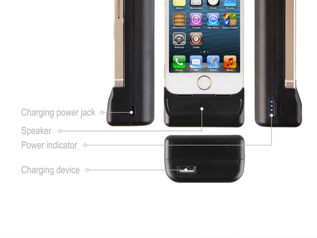 Retro Phone Power Jacket for iPhone SE / 5s / 5 - 10000mAh