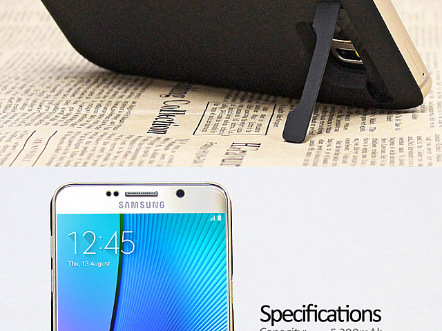 Power Jacket For Samsung Galaxy Note5 - 5200mAh