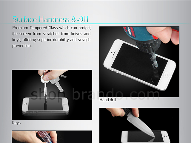Brando Workshop Premium Tempered Glass Protector (iPhone 5)