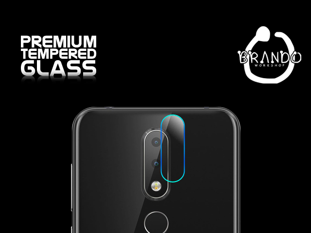 Brando Workshop Premium Tempered Glass Protector (Nokia 6.1 Plus (Nokia X6 (2018)) - Rear Camera)