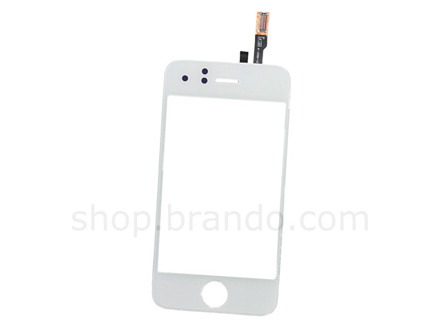 iPhone 3G S Replacement Digitizer / Touch Panel with Glass Lens - White