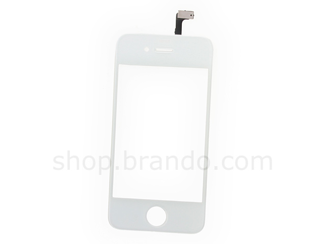 iPhone 4 Replacement Digitizer / Touch Panel with Glass Lens - White