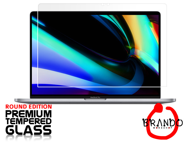 Brando Workshop Premium Tempered Glass Protector (Rounded Edition) (MacBook Pro 16" (2019))