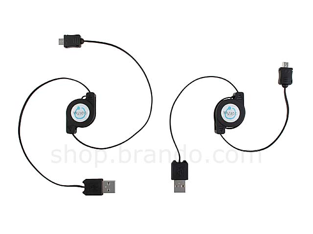 Brando Workshop Retractable SyncCharger Cable (Micro USB)