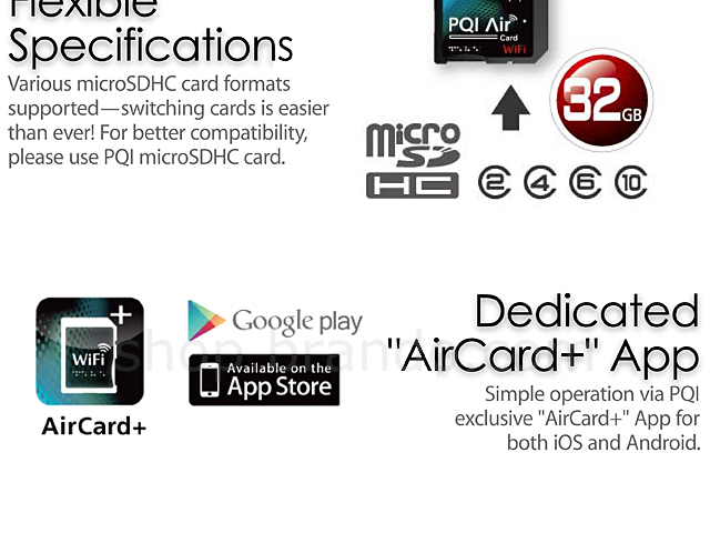 PQI Air Card w/ 8GB SDHC Card
