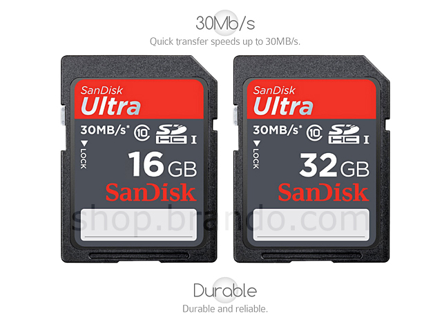 SanDisk Ultra SDHC UHS-I Card (Class 10) Memory Card