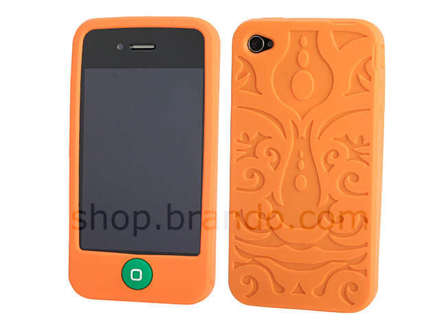 iPhone 4 Royal Patterned Silicone Case