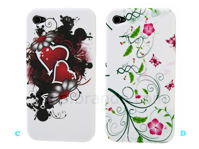 iPhone 4 Floral Silicone Case