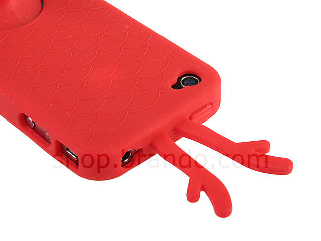 iPhone 4 Dragon Silicone Case with Stand