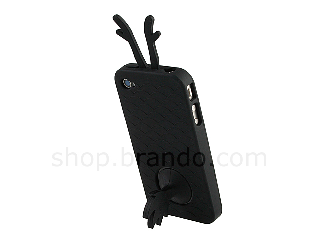 iPhone 4 Dragon Silicone Case with Stand