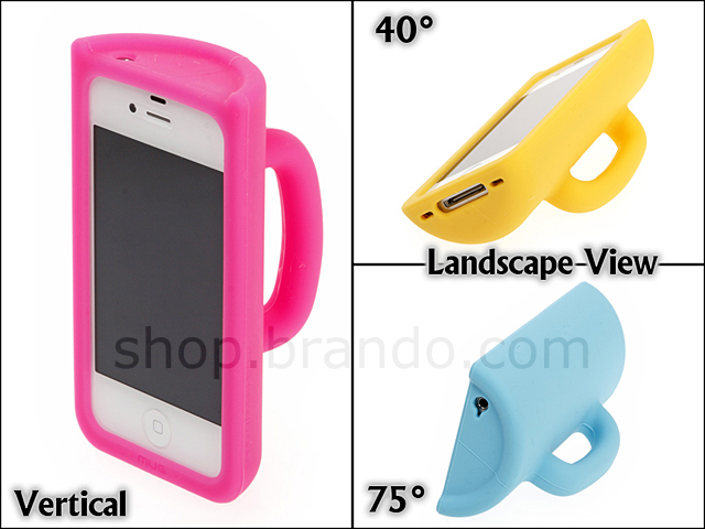 iPhone 4/4S Self-Standing Mug Back Case