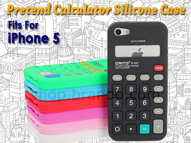 iPhone 5 Pretend Calculator Silicone Case