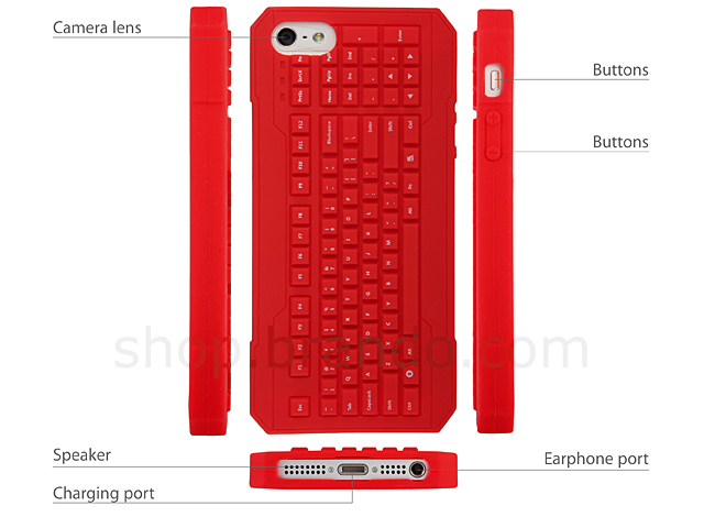 iPhone 5 / 5s / SE Keyboard Silicone Case