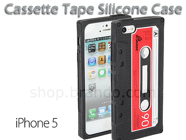 iPhone 5 / 5S Cassette Tape Silicone Case