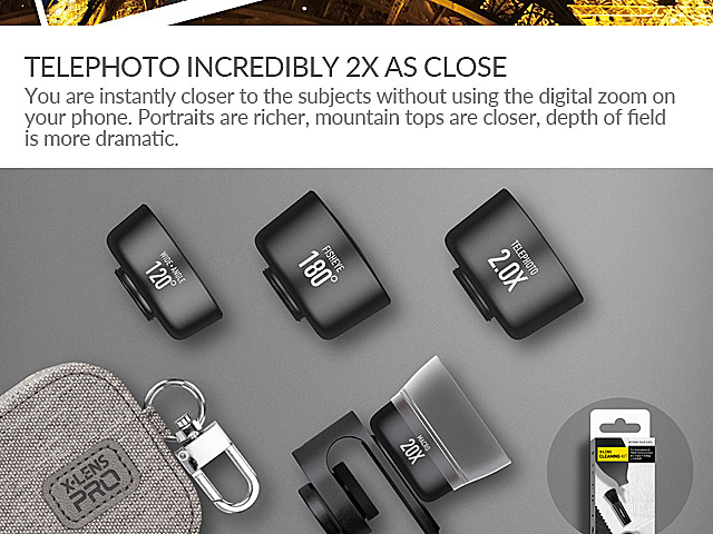 Momax X-LENS PRO 4 IN 1 Premium Lens Kit