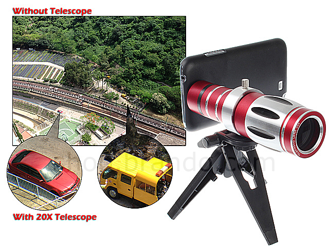 Samsung Galaxy Note II Super Spy Ultra High Power Zoom 20X Telescope with Tripod Stand
