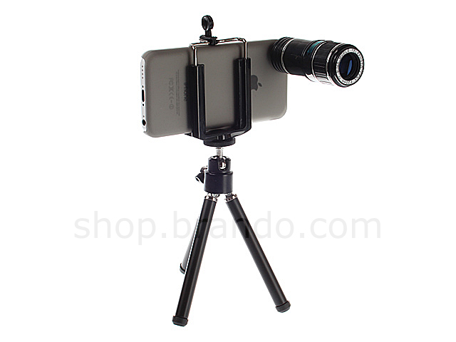 Professional iPhone 5c 12x Zoom Telescope Camera Lens Kit with Tripod Stand