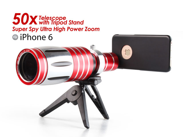iPhone 6 / 6s Super Spy Ultra High Power Zoom 50X Telescope with Tripod Stand