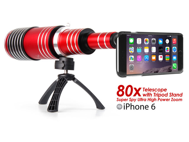 iPhone 6 / 6s Super Spy Ultra High Power Zoom 80X Telescope with Tripod Stand