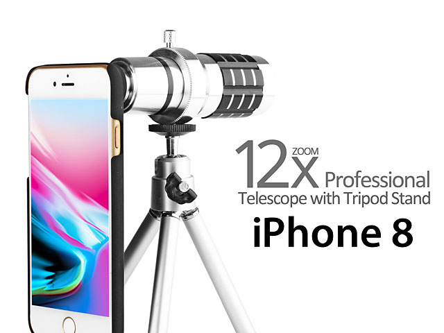 Professional iPhone 8 12x Zoom Telescope with Tripod Stand