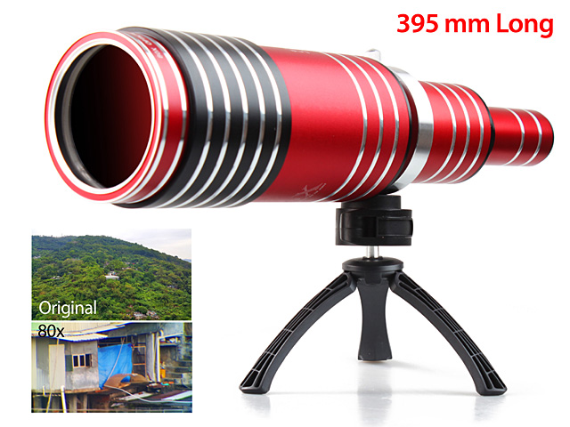 iPhone 8 Super Spy Ultra High Power Zoom 80X Telescope with Tripod Stand