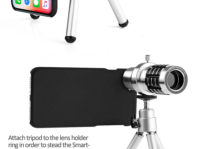 Professional iPhone X 12x Zoom Telescope with Tripod Stand