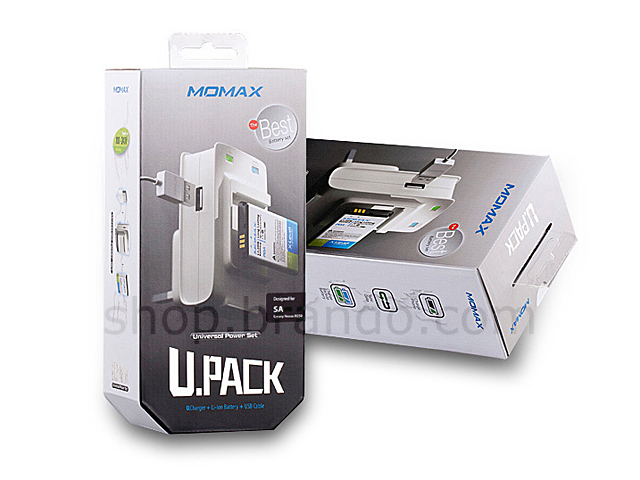 Momax U.PACK Universal Power Pack PLUS 1800mAh Battery Power - Samsung Galaxy Nexus