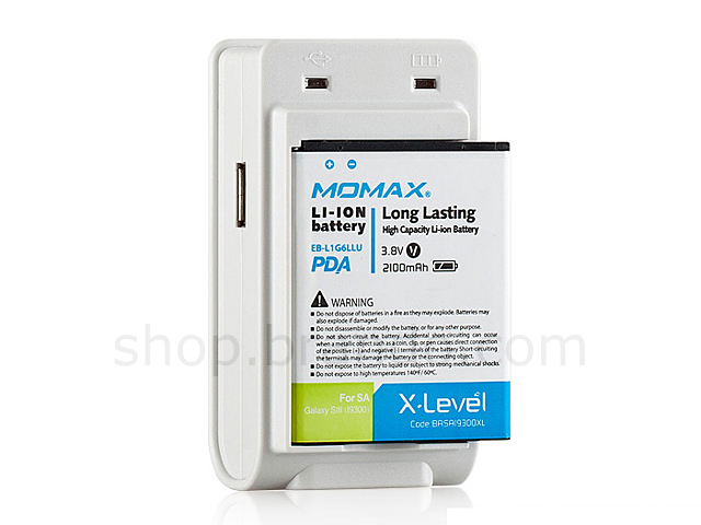 Momax U.PACK Universal Power Pack PLUS 2100mAh Battery Power - Samsung Galaxy S III I9300