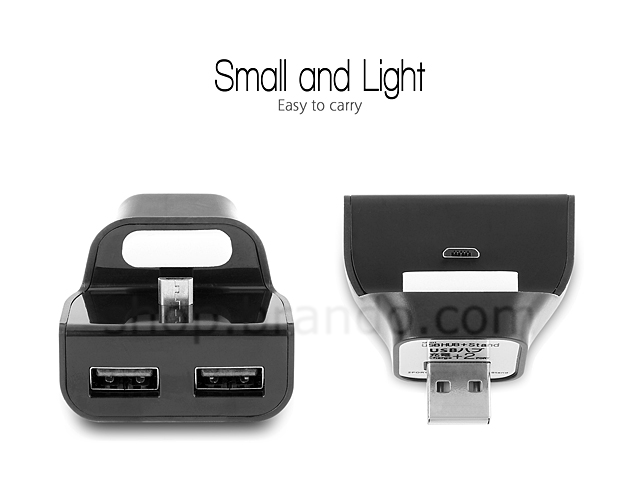 USB Micro-B SyncCharger Stand with Hub II